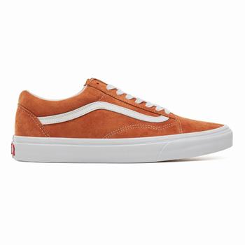 Damske Tenisky Vans Suede Old Skool Hnede/Biele VA85WCMUX